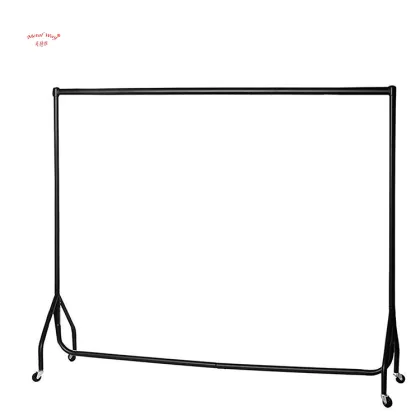 Nordic Home Metal Rectangular Clothes Rail Display Rack