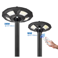 Luz de jardín solar LED impermeable al aire libre 100w300w UFO