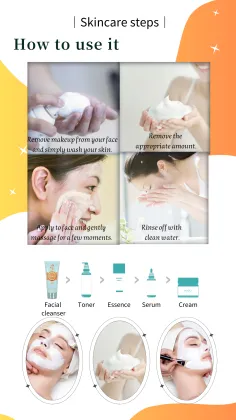 Vitamin C Facial Cleanser for Men and Women - Face Wash & Facial Cleanser