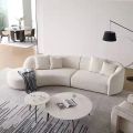 Desainer Italia 3 Sofa sofa sudhut mlengkung