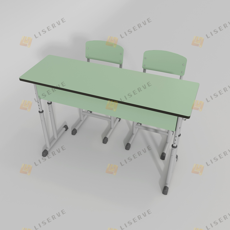 Çift Öğrenci Yüksekliği Ayarlanabilir İş İstasyonu