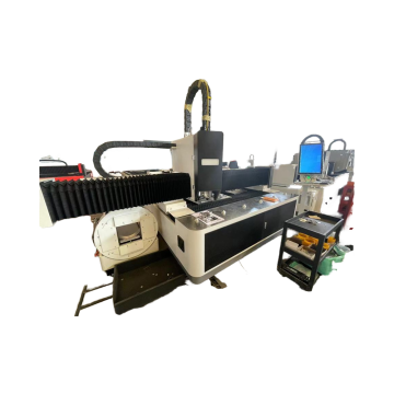 Mesin pemotongan laser serat HN-3015LR: 1500W kuasa untuk plat 3000x1500 dan tiub 6m