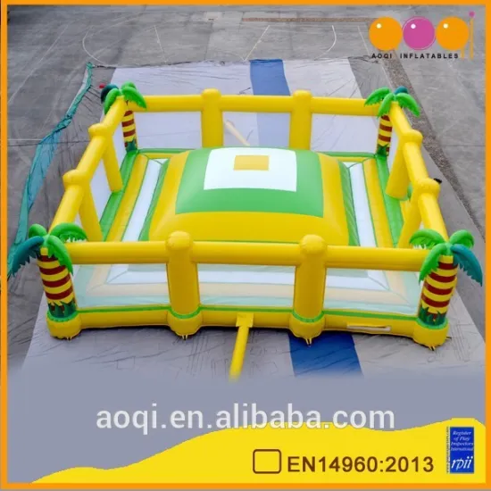 AOQI outdoor inflatable soft mountain climbing game for sale