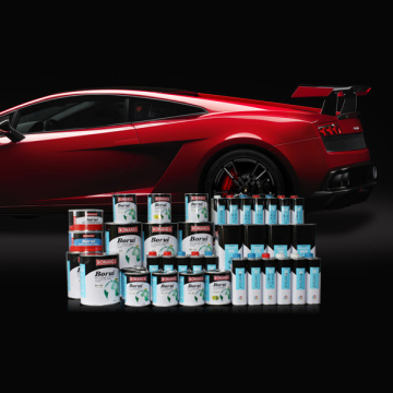 Low voc auto color paint