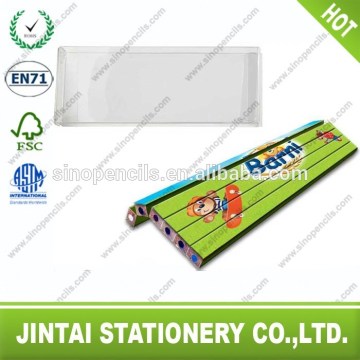 6pc puzzle color pencil set