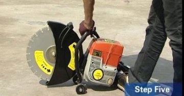 good quality 71cc gardon tool gasoline cut off saw with holderCE approved