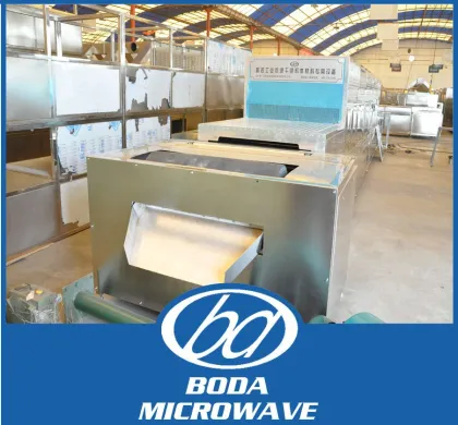 continuous microwave herbs dryer