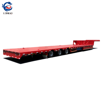 60-80 Ton 3-Axle Gooseneck Container Lowbed Trailer Semi Trailer
