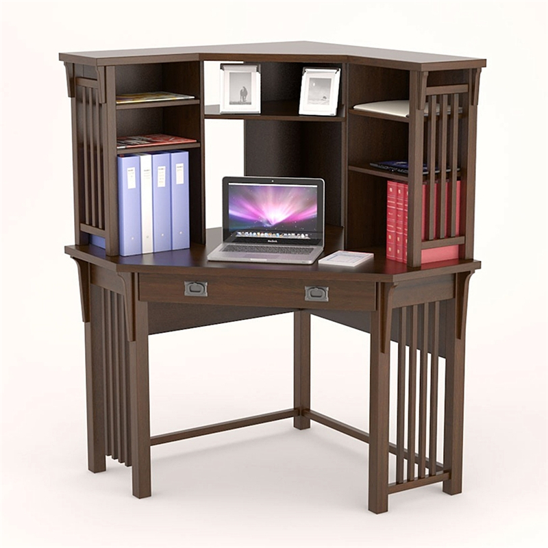 Executive corner computer desk