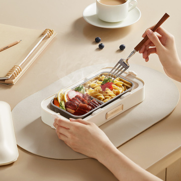 Healthy 304 Stainless Steel Portable 1000W Electric Heating Lunch Box