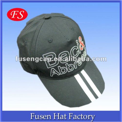 five panel cap rubber logo baseball cap