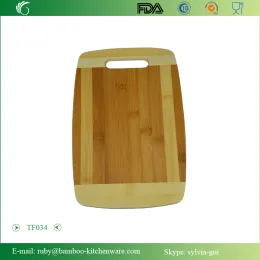 TF034/ Bamboo Wooden Chopping Board Mix Set / Attractive Flatware Organic Set