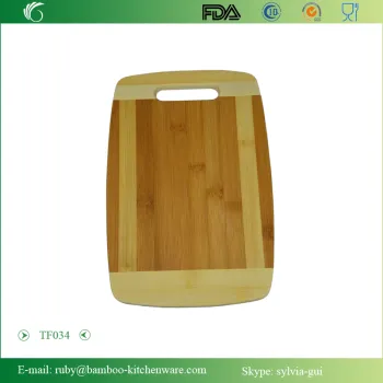 TF034/ Bamboo Wooden Chopping Board Mix Set / Attractive Flatware Organic Set