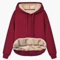 Lässiger Winter warmer Fleece Pullover