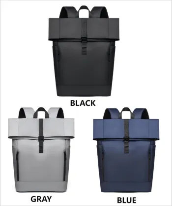 Waterproof Roll-Top Laptop Backpack