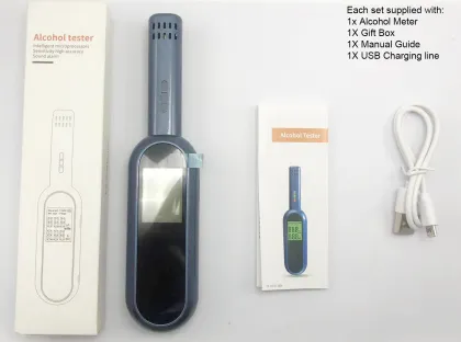 High Precision Alcohol Breath Tester - Air Blowing Alcohol Detector