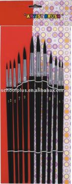 12pcs horse hair painting brush