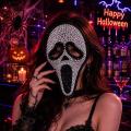 ماسک کامل Rhinestone Scream Ghost Halloween
