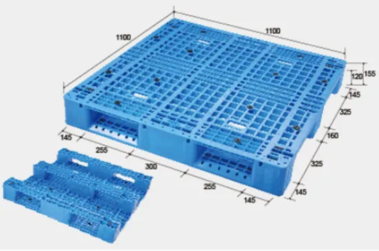 OEM solid plastic grid Chuan Character pallet mould