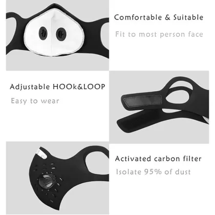 Breathable Fabric Teams Sports Bicycle Dust Masks