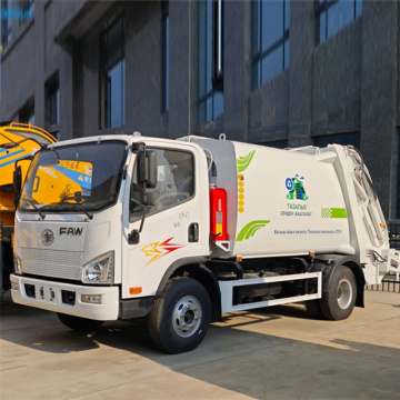 FAW 4x2 6m³ Caminhão compacto de lixo
