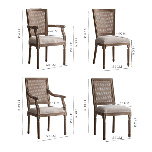Louis chair for home furniture wedding events Vintage Leather Louis Dining Chair Factory