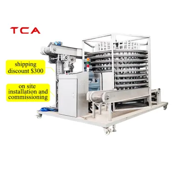 TCA High Quality Fast Freezing Prefabricated Food Spiral Freezer