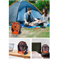 Ventilateur solaire de camping portable avec lumière LED