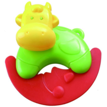 Дитяча музична кільцева іграшка з коровою формою брязкальця