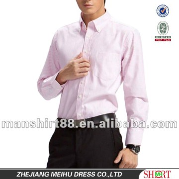 latest fashion design mens striped oxford shirt