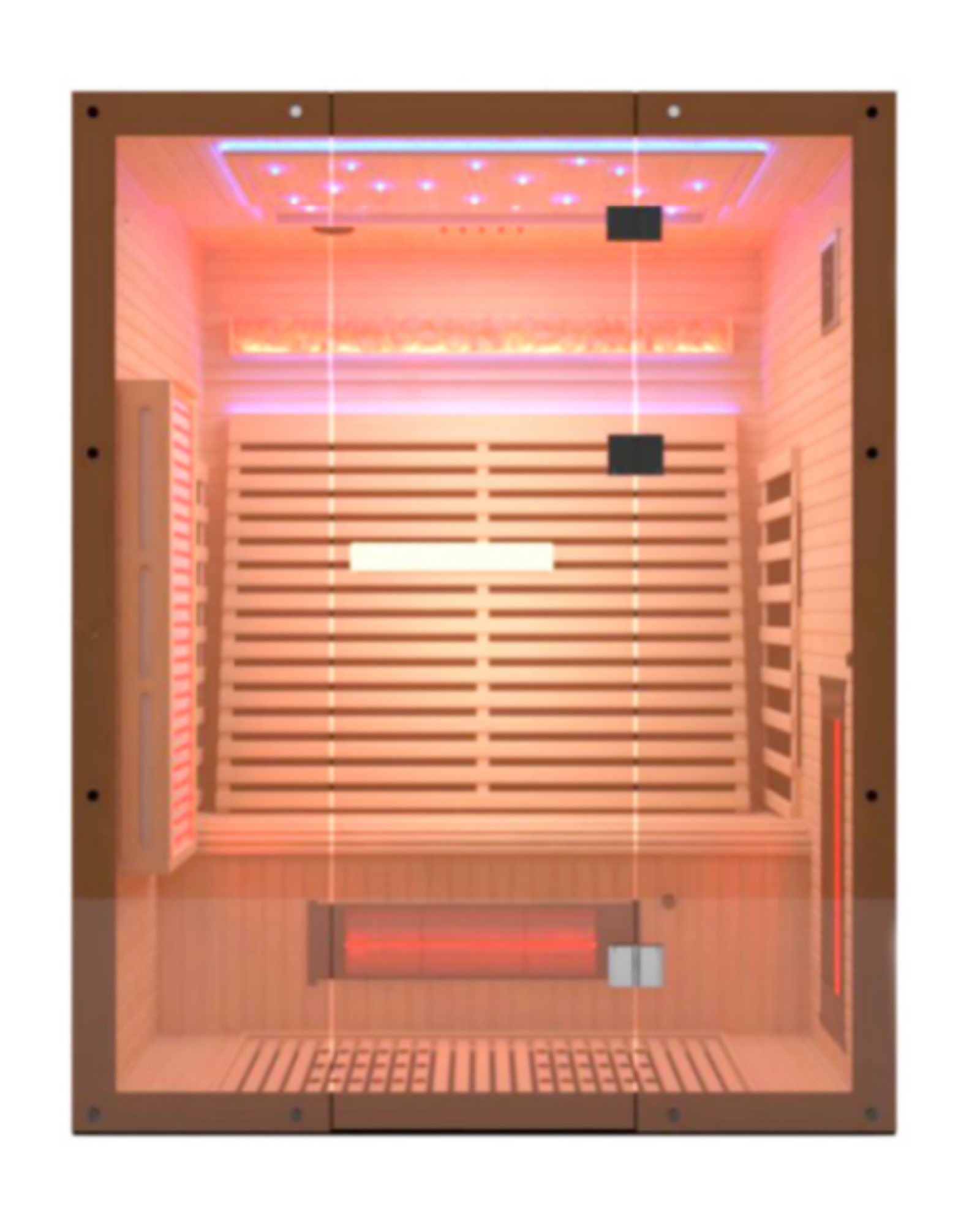 Canadian Hemlock Far Infrared Sauna For 3 Persons