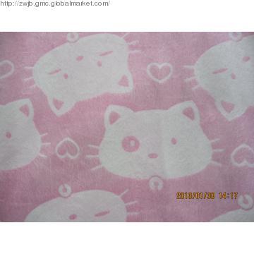 100%polyester Travel Blanket