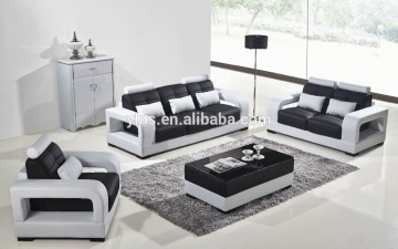 sweden living room microfiber leather sofa