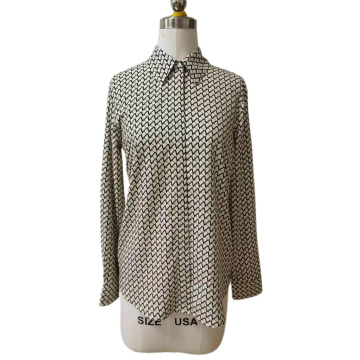 Popular Geometric Print 100% Rayon Fabric For Clothes