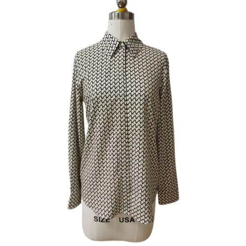 Popular Geometric Print 100% Rayon Fabric For Clothes