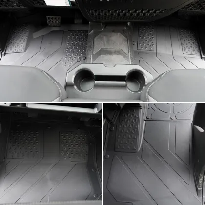 TPE Floor Mats for Polaris Ranger XD 1500 CREW 2024 by YongJin