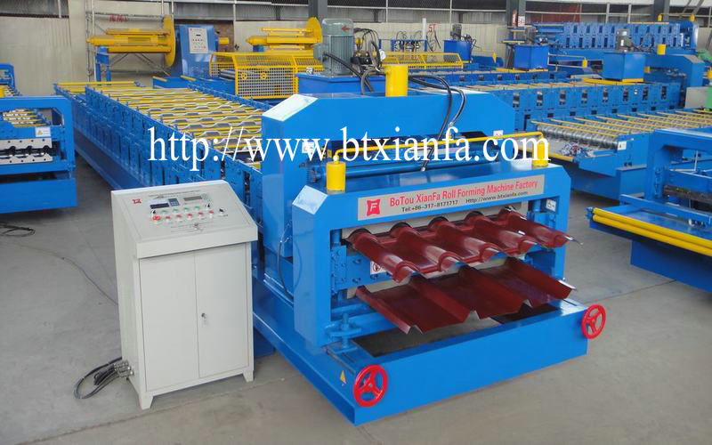 Double Layer Roll Forming Machine 