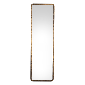 Mrs. Woods Luxury Wooden Frame Floor Mirror with Durable Glass