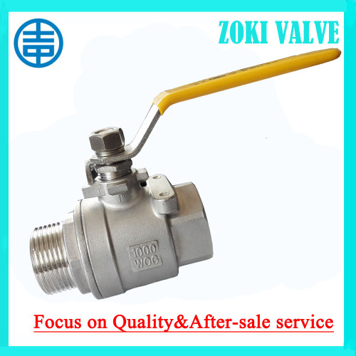 Big Stocks 2 Inch Stainless Steel 2pc Ball Valve With Bsp Npt Thread