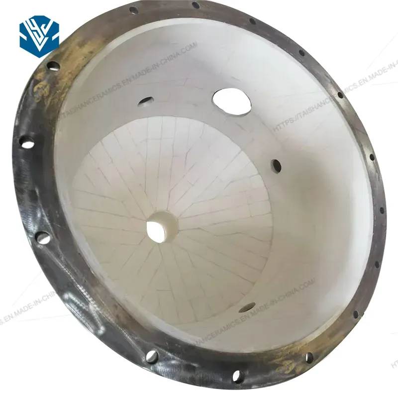 High Temperature Wear Resistant Alumina Ceramic Lined Steel Pipe Bush