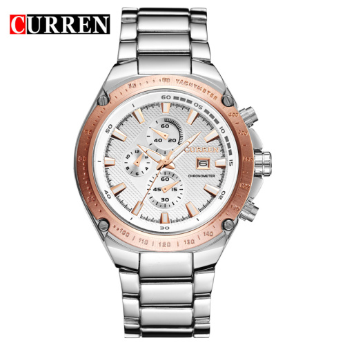Rose Gold Casual Ladies Watches Quartz Men