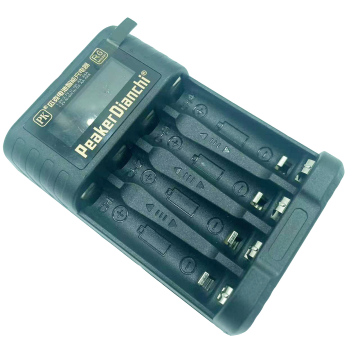 4-Slots LCD AAA/AA Battery Charger for Ni-MH and Ni-CD Rechargeables