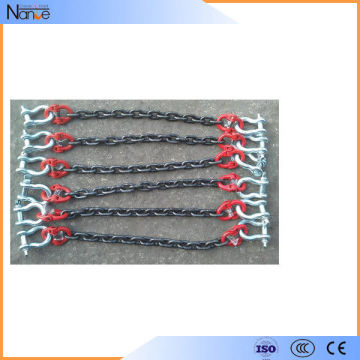 Wear Resistant Polyester Sling Lifting Loading Chain Sling With Hook
