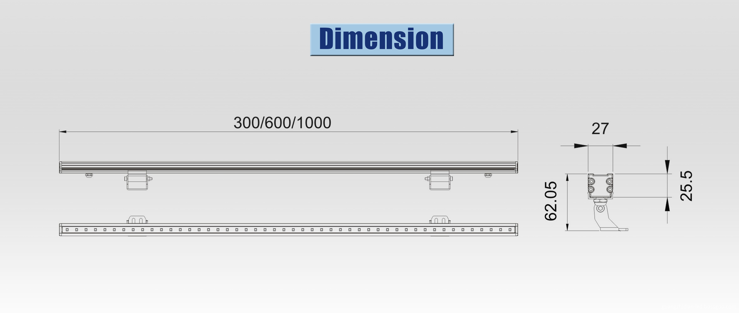 led linear light Dimension