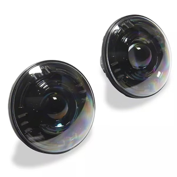 30W Round 7-inch LED Projector Headlights For Jeep Wrangler JK 07-17 Enhanced Brightness Over OEM for Better Visibility