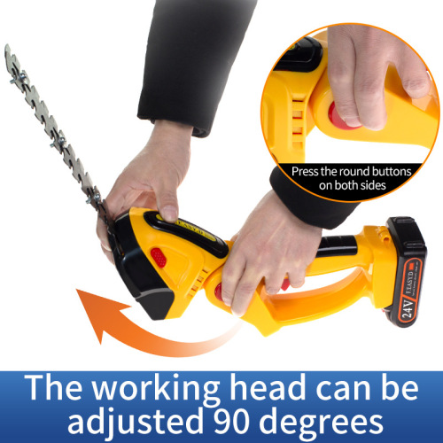 2-in-1 Handheld Hedge Cutter Tool Electric Shrub Trimmer