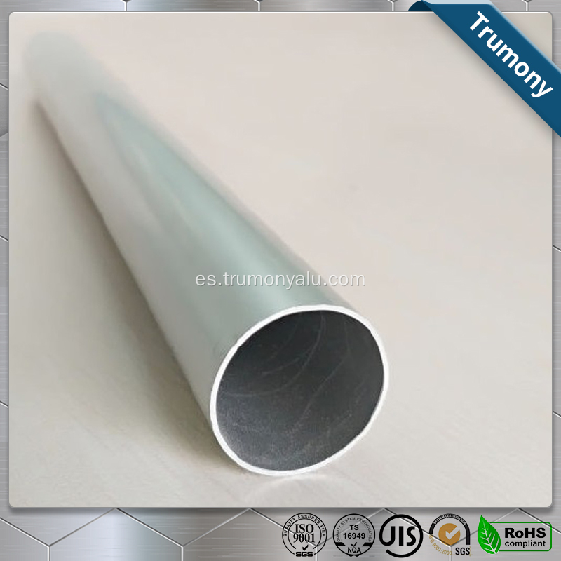 Tubo redondo de extrusión de aluminio personalizable de alta calidad