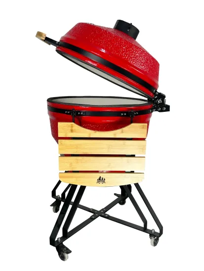 Portable Folding Corten Steel Wood Fire Grill Camping Outdoor BBQ Grill Kamado