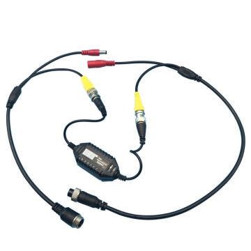 Passive Anti-interference Filter for Vehicle Surveillance - BNC to Aviation Connector, Pure Copper