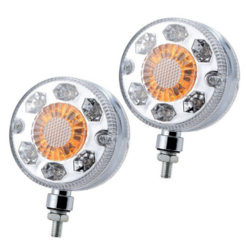 Wholesale High-Quality 12-24V Square Double-Sided Lamp for Truck Turn Signal